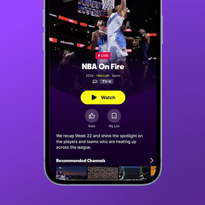 Tubi’s Mobile Detail Page