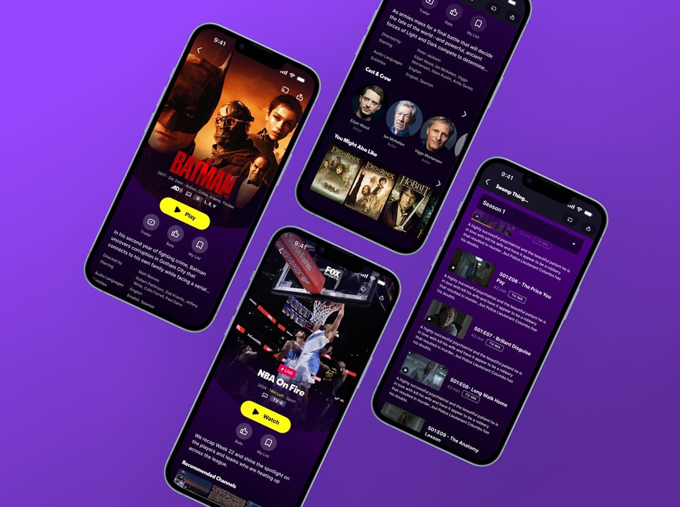 Tubi’s Mobile Detail Page