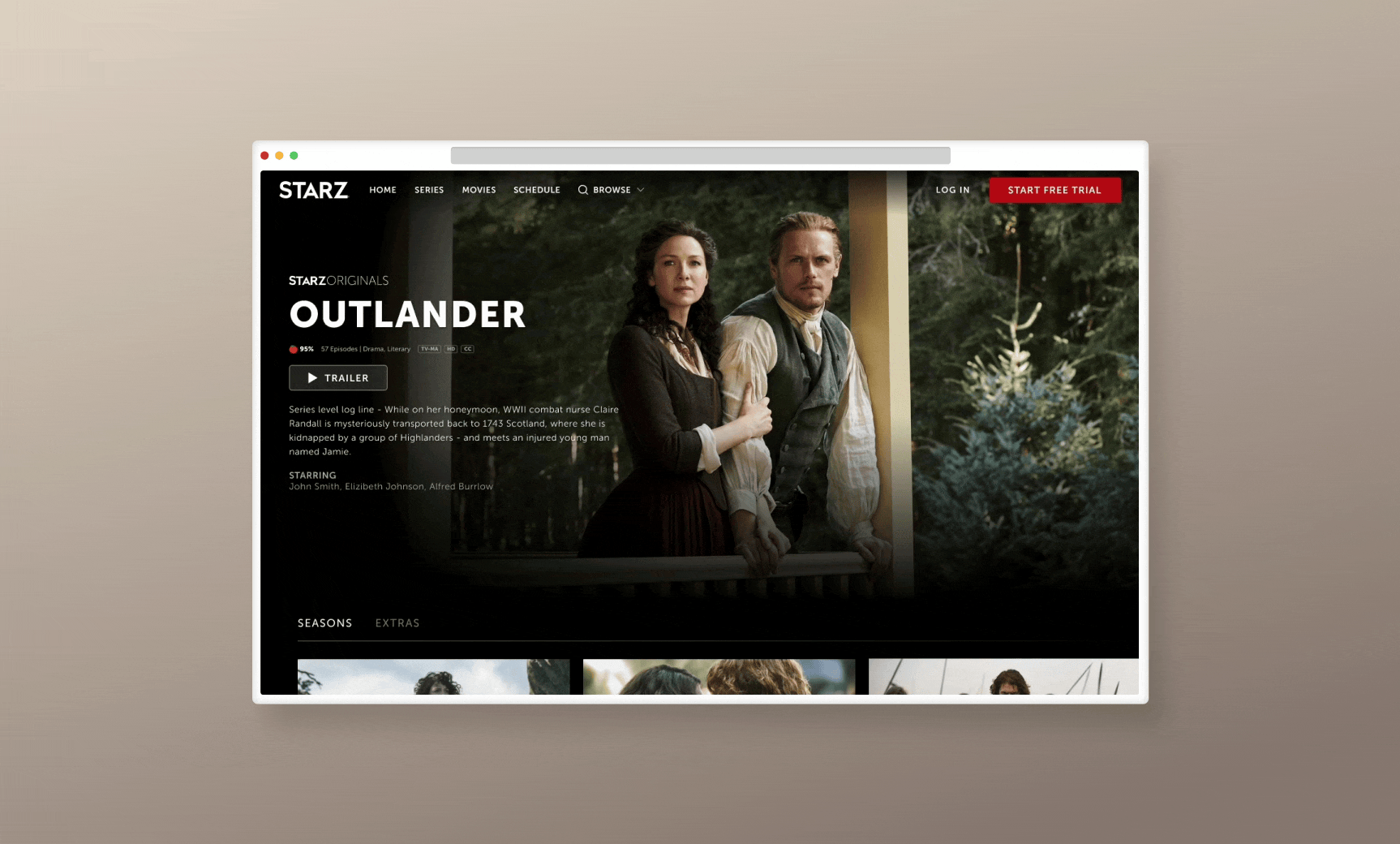 STARZ Title Detail for Web