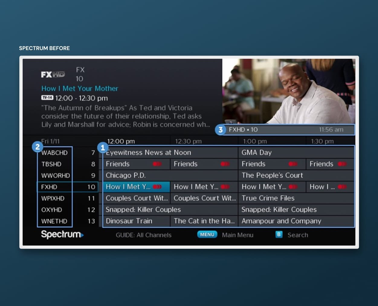 Spectrum’s EPG